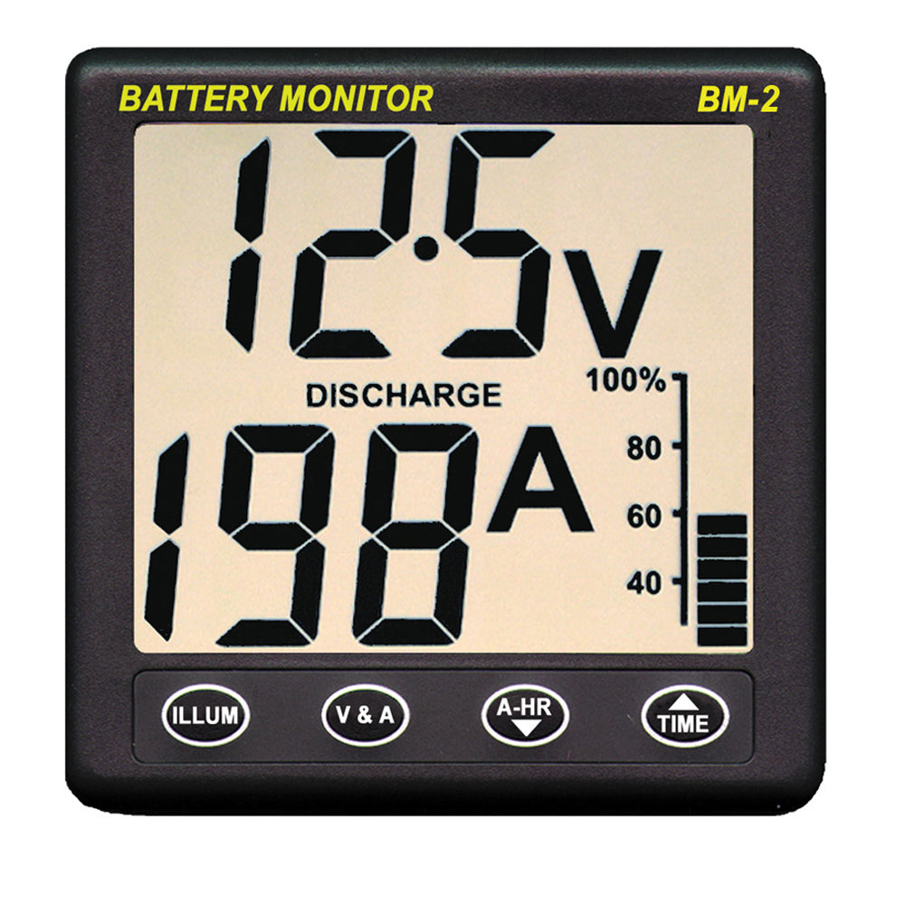 Clipper BM-2 Battery Monitor w/Shunt - 200Amp [BM-2] - Premium Meters & Monitoring from Clipper - Just $199.99! 