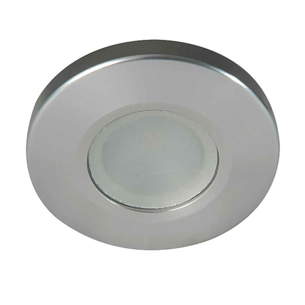 Lumitec Orbit - Flush Mount Down Light - Brushed Finish - 2-Color White/Red Dimming [112502] - Premium Dome/Down Lights from Lumitec - Just $97.99! Shop now at Boat Gear Depot