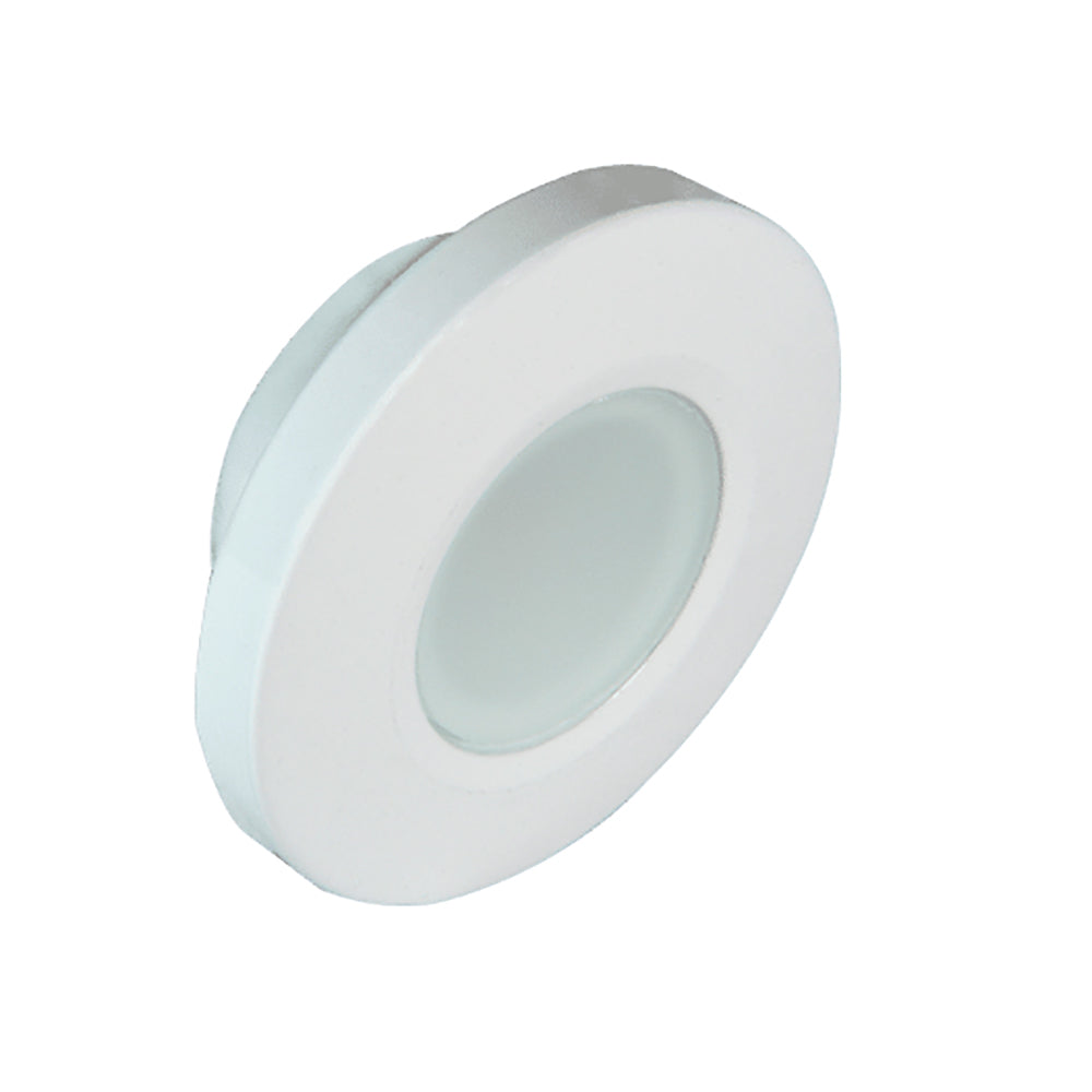 Lumitec Orbit - Flush Mount Down Light - White Finish - 2-Color Blue/White Dimming [112521] - Premium Dome/Down Lights from Lumitec - Just $97.99! 