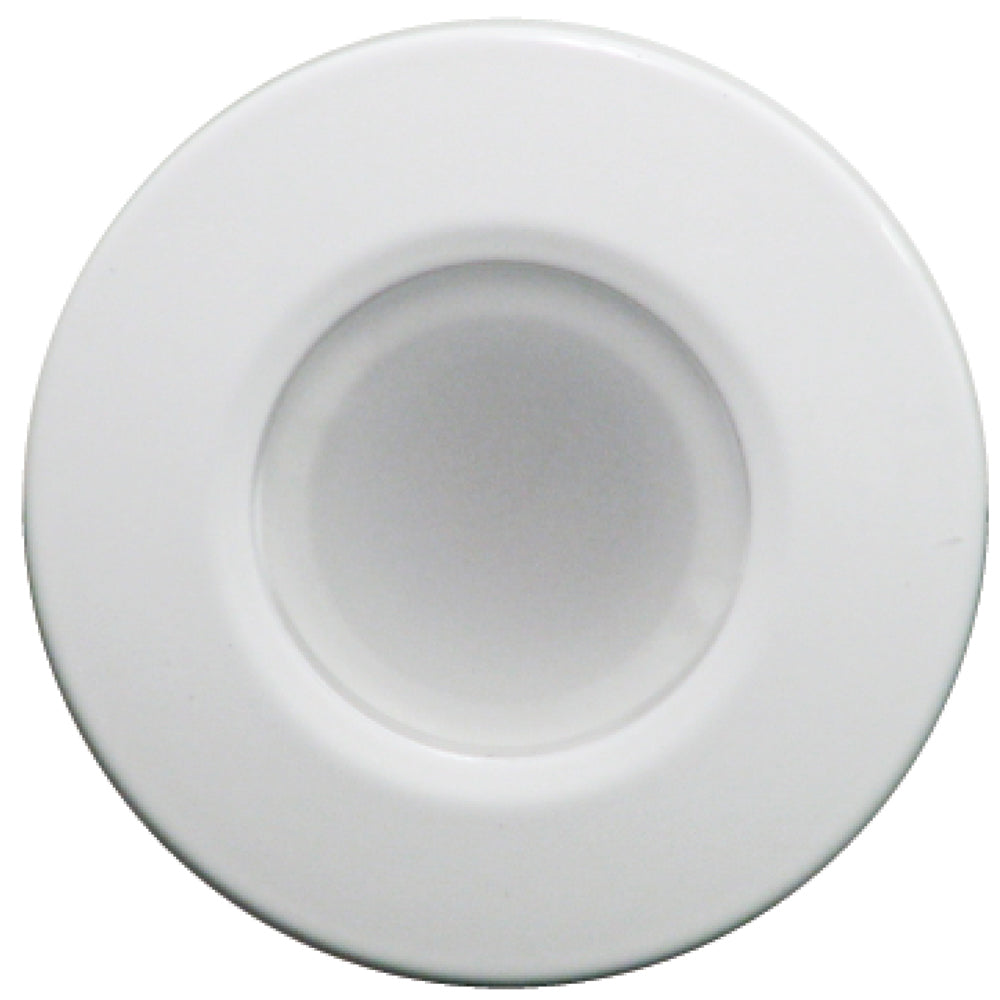 Lumitec Orbit - Flush Mount Down Light - White Finish - 2-Color Blue/White Dimming [112521] - Premium Dome/Down Lights from Lumitec - Just $97.99! Shop now at Boat Gear Depot