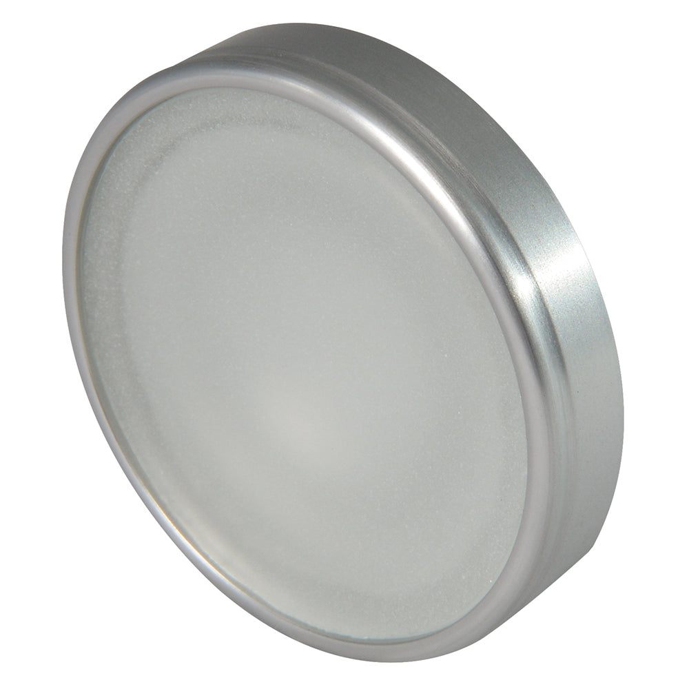 Lumitec Halo - Flush Mount Down Light - Brushed Finish - 4-Color White/Blue/Red/Purple Non-Dimming [112800] - Premium Dome/Down Lights from Lumitec - Just $90.99! Shop now at Boat Gear Depot