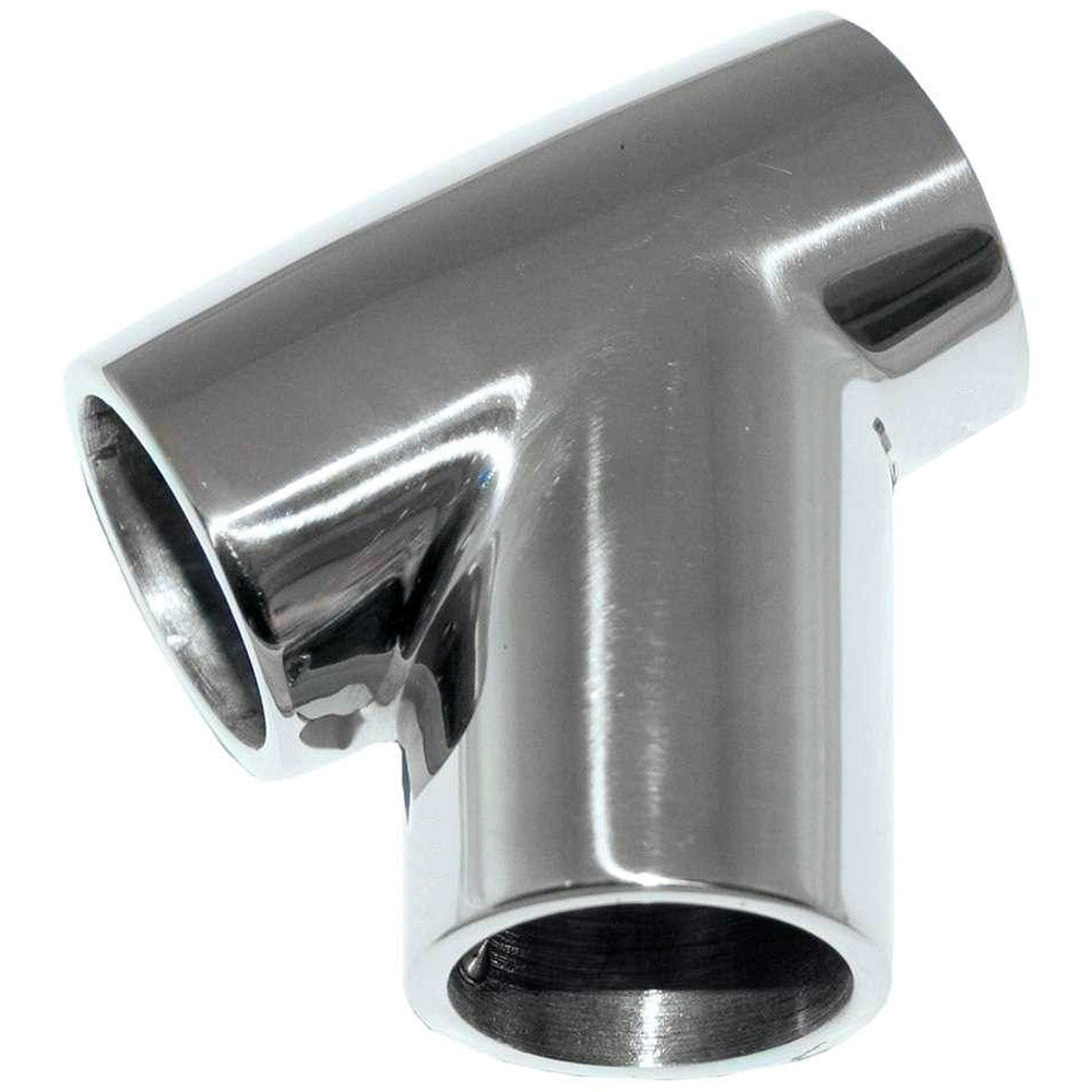 Whitecap " O.D.60 Degree SS Universal Tee [6093C] - Premium Rail Fittings from Whitecap - Just $20.99! 