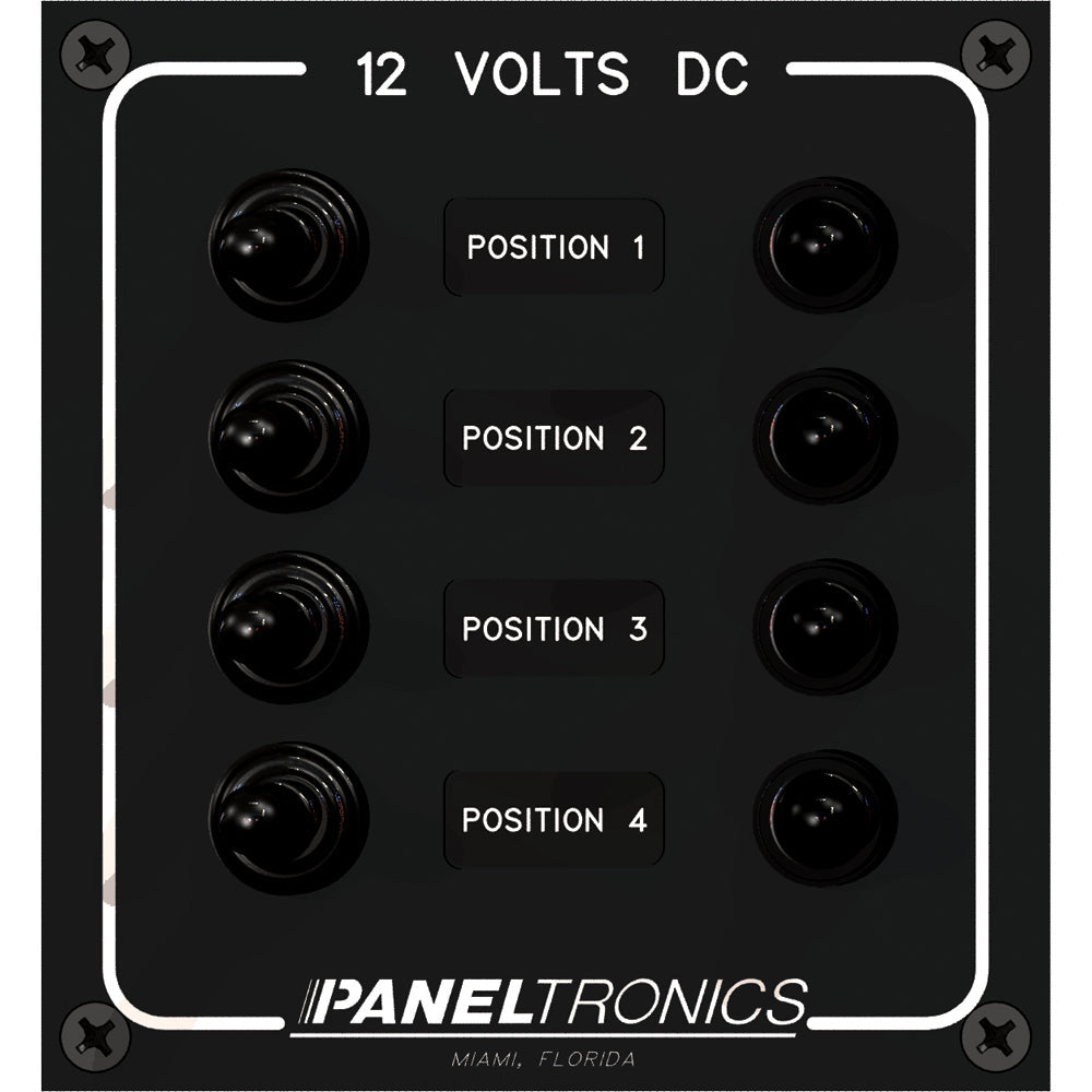 Paneltronics Waterproof Panel - DC 4-Position Toggle Switch & Circuit Breaker [9960017B] - Premium Electrical Panels from Paneltronics - Just $65.99! 