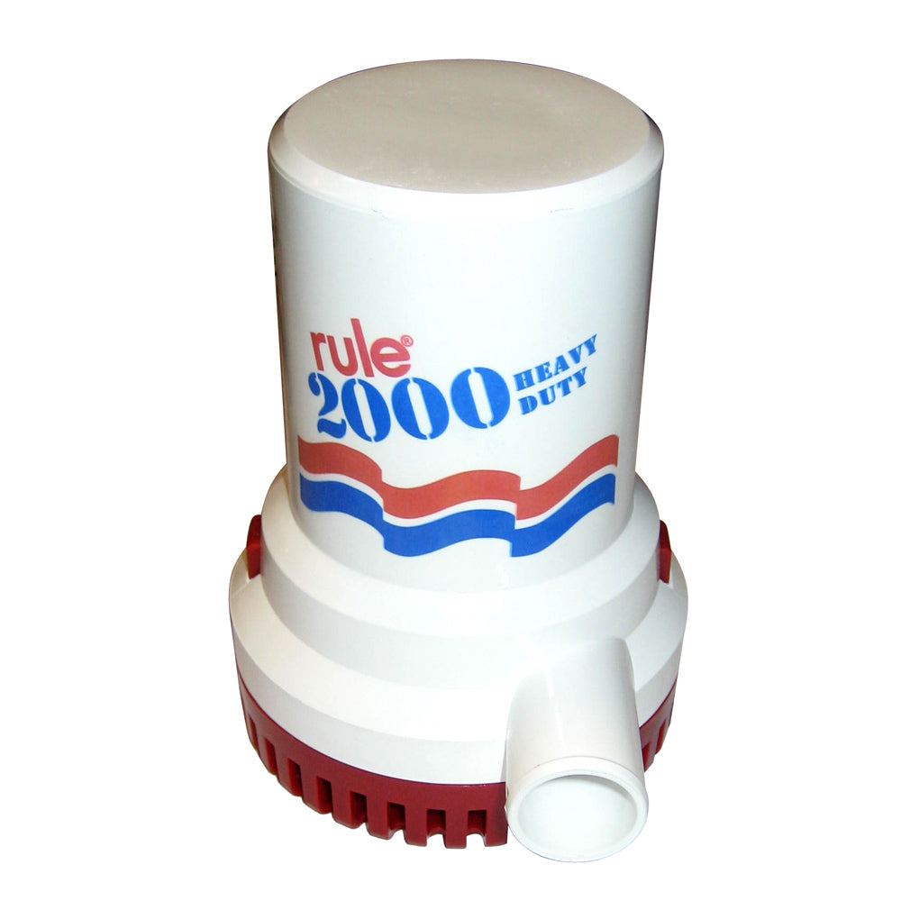 Rule 2000 G.P.H. Non-Automatic Bilge Pump - 24V [12] - Premium Bilge Pumps from Rule - Just $168.99! 