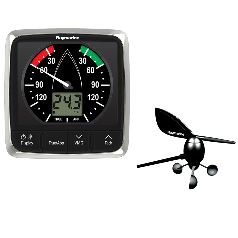 Raymarine i60 Wind Display System w/Masthead Wind Vane Transducer [E70150] - Premium Instruments from Raymarine - Just $892.99! 