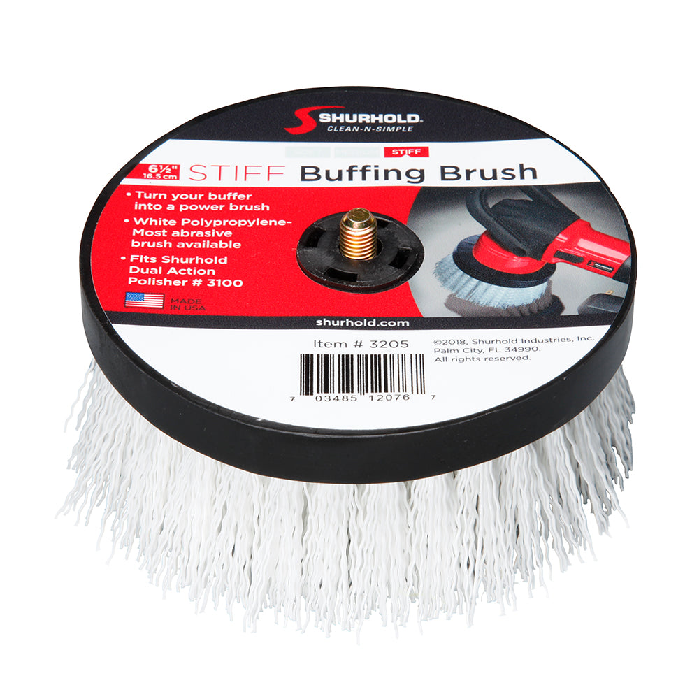 Shurhold 6-1/2" Stiff Brush f/Dual Action Polisher [3205] - Premium Cleaning from Shurhold - Just $21.98! 