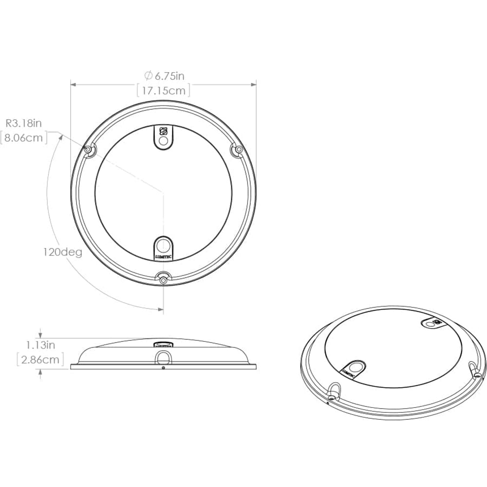 Lumitec TouchDome - Dome Light - Polished SS Finish - 2-Color White/Red Dimming [101098] - Premium Dome/Down Lights from Lumitec - Just $112.99! 