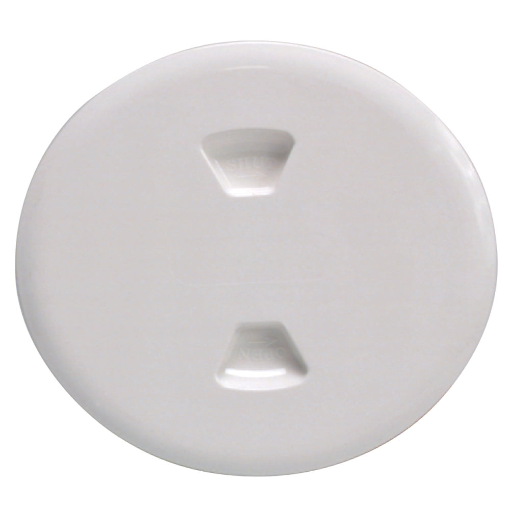 Beckson 5" Twist-Out Deck Plate - White [DP50-W] - 1st Class Eligible, Brand_Beckson Marine, Marine Hardware, Marine Hardware | Deck Plates - Beckson Marine - Deck Plates