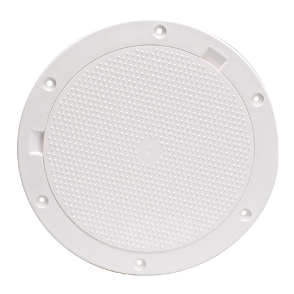 Beckson 8" Non-Skid Pry-Out Deck Plate - White [DP83-W] - Brand_Beckson Marine, Marine Hardware, Marine Hardware | Deck Plates - Beckson Marine - Deck Plates