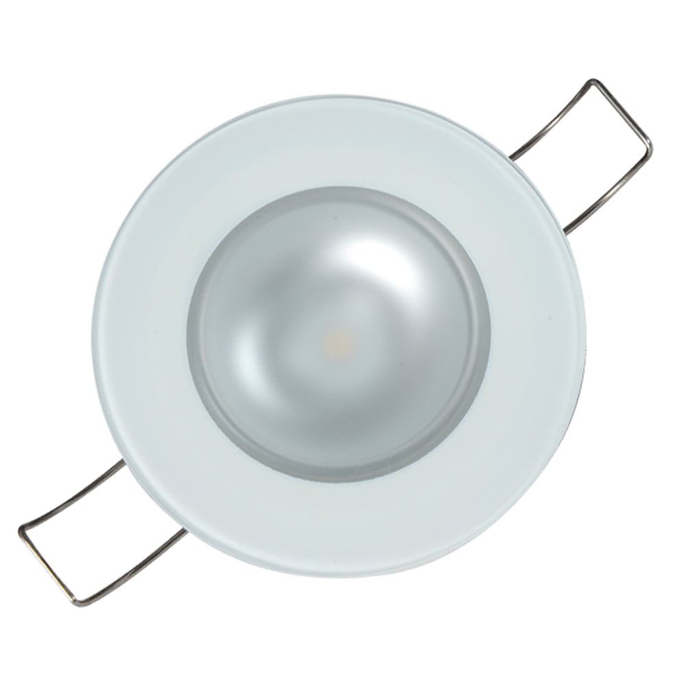 Lumitec Mirage - Flush Mount Down Light - Glass Finish/No Bezel - 4-Color Red/Blue/Purple Non Dimming w/White Dimming [113190] - 1st Class Eligible, Brand_Lumitec, Lighting, Lighting | Dome/Down Lights - Lumitec - Dome/Down Lights