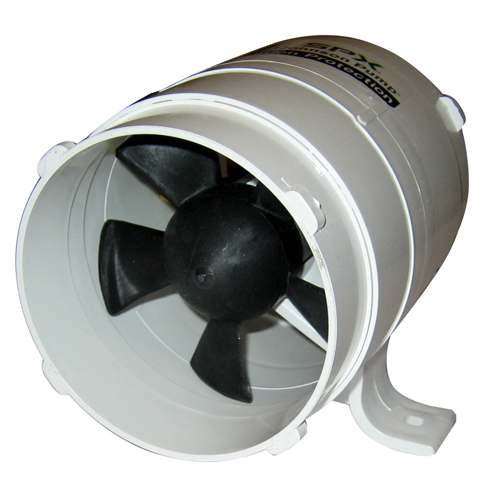 Johnson Pump 4" In-Line Blower - 240CFM - 12V [66402] - Brand_Johnson Pump, Marine Plumbing & Ventilation, Marine Plumbing & Ventilation | Blowers & Heaters - Johnson Pump - Blowers & Heaters