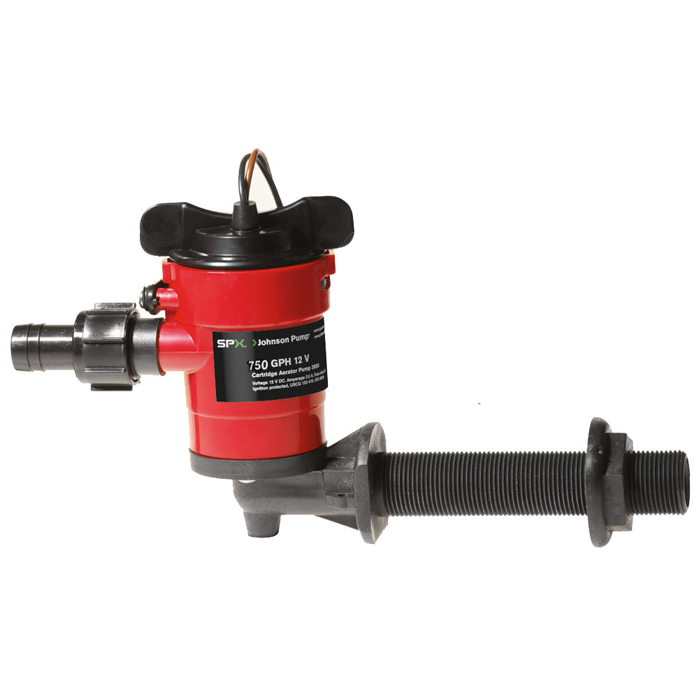 Johnson Pump Cartridge Aerator 750 GPH 90 Degree Intake - 12V [38703] - Brand_Johnson Pump, Marine Plumbing & Ventilation, Marine Plumbing & Ventilation | Livewell Pumps - Johnson Pump - Livewell Pumps
