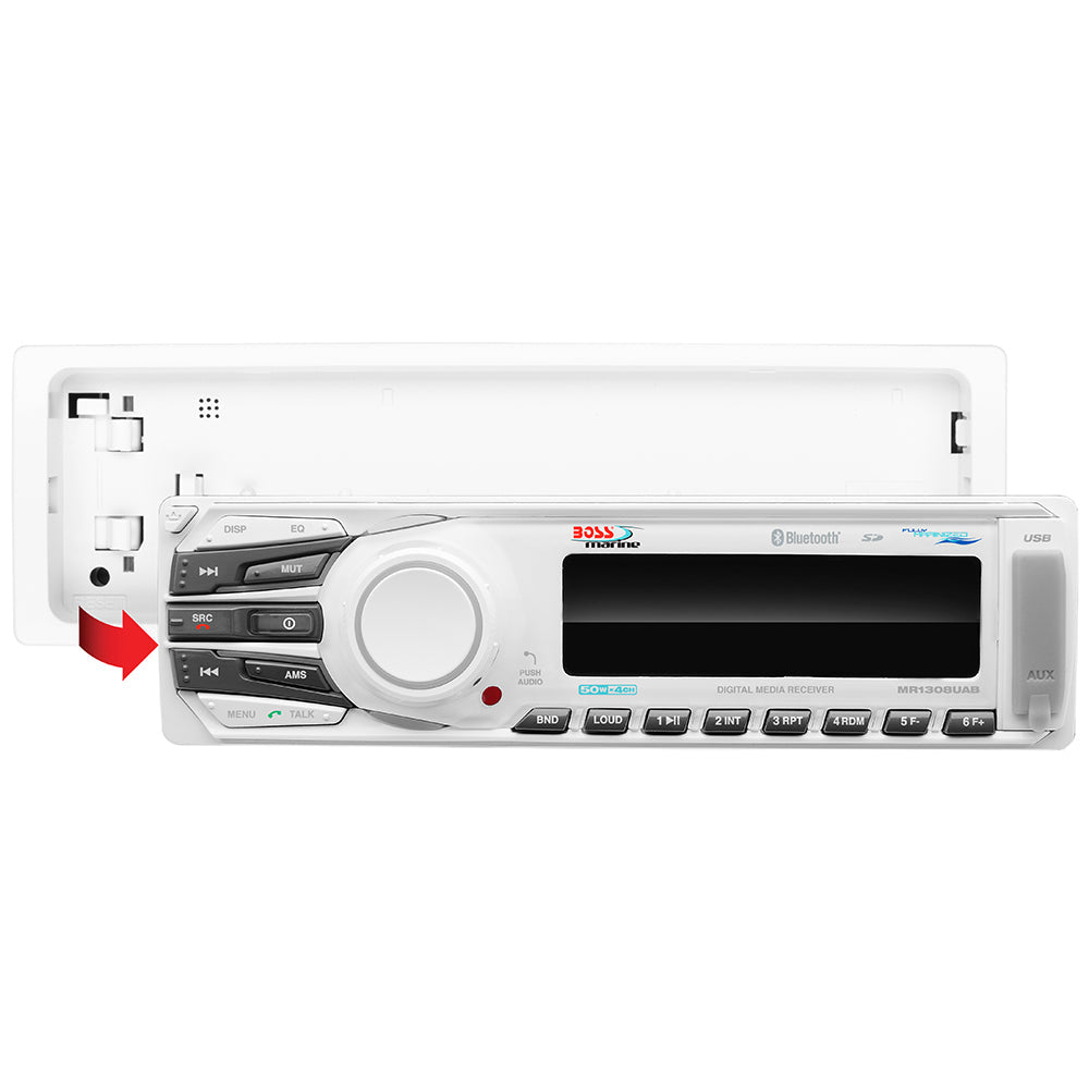 Boss Audio MR1308UAB Marine Stereo w/AM/FM/BT/USB [MR1308UAB] - Premium Stereos from Boss Audio - Just $61.99! 