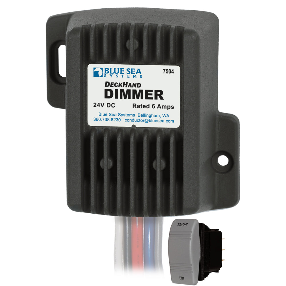 Blue Sea 7504 DeckHand Dimmer - 6 Amp/24V [7504] - Brand_Blue Sea Systems, Electrical, Electrical | Switches & Accessories - Blue Sea Systems - Switches & Accessories