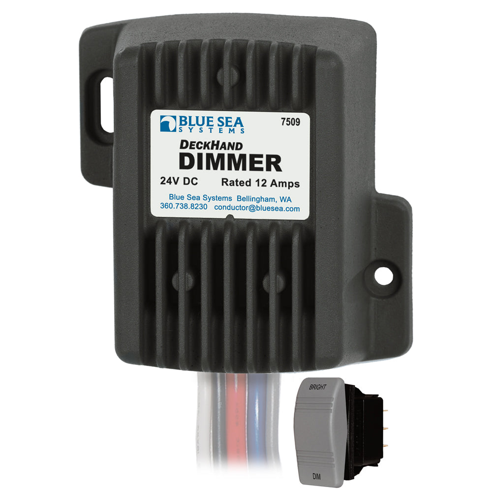 Blue Sea 7509 DeckHand Dimmer - 12 Amp/24V [7509] - Premium Switches & Accessories from Blue Sea Systems - Just $83.99! 