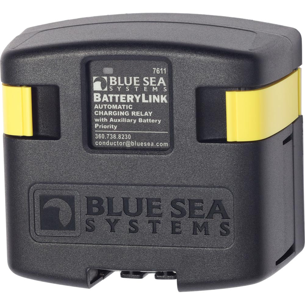 Blue Sea 7611 DC BatteryLink Automatic Charging Relay - 120 Amp w/Auxiliary Battery Charging [7611] - Premium Battery Management from Blue Sea Systems - Just $102.99! 