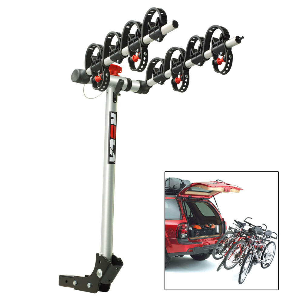 ROLA Bike Carrier - TX w/Tilt & Security - Hitch Mount - 4-Bike [59401] - Premium Accessories from ROLA - Just $239.99! 