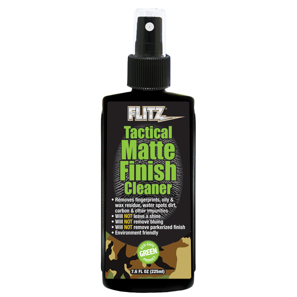 Flitz Tactical Matte Finish Cleaner - 7.6oz Spray [TM 81585] - 1st Class Eligible, Brand_Flitz, Hunting & Fishing, Hunting & Fishing | Hunting Accessories, MAP, Restricted From 3rd Party Platforms - Flitz - Hunting Accessories