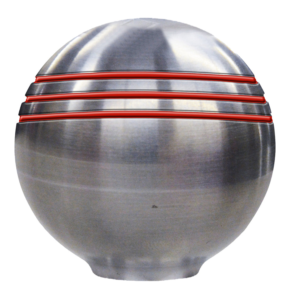 Schmitt Marine Throttle Knob - 1-7/8" - Red Grooves [50044] - Premium Engine Controls from Schmitt Marine - Just $30.99! 