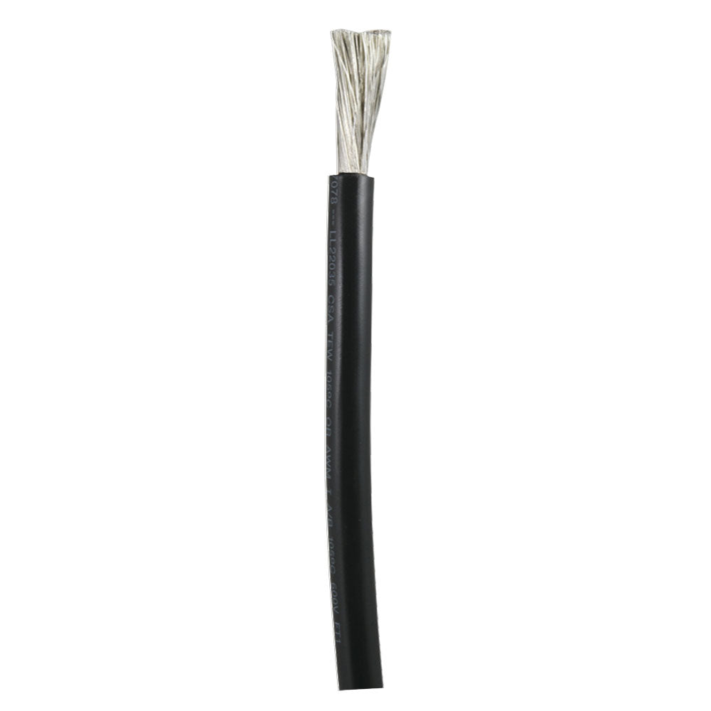 Ancor Black 1/0 AWG Battery Cable - Sold By The Foot [1160-FT] - Premium Wire from Ancor - Just $5.99! 