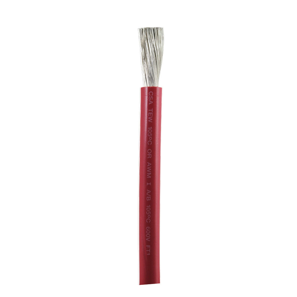 Ancor Red 1/0 AWG Battery Cable - Sold By The Foot [1165-FT] - Premium Wire from Ancor - Just $5.99! 