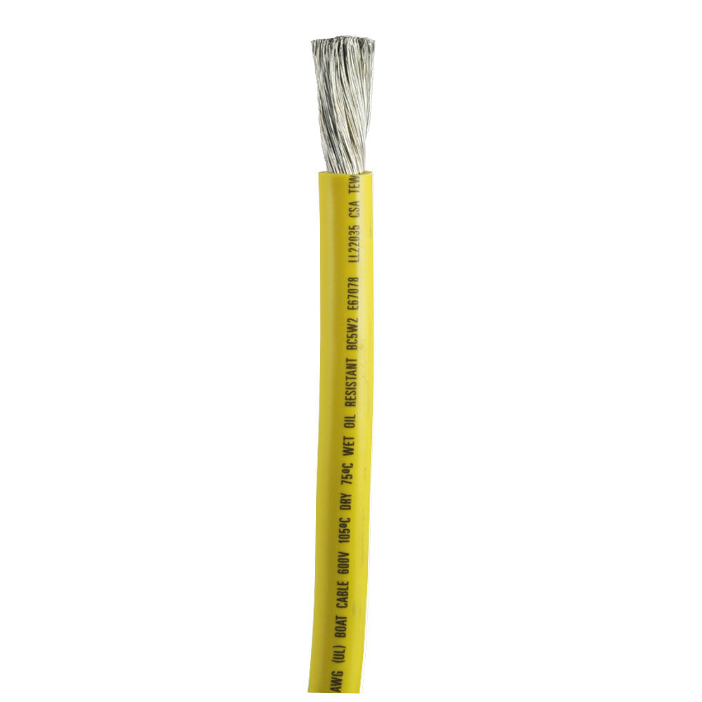 Ancor Yellow 2/0 AWG Battery Cable - Sold By The Foot [1179-FT] - Premium Wire from Ancor - Just $7.99! 