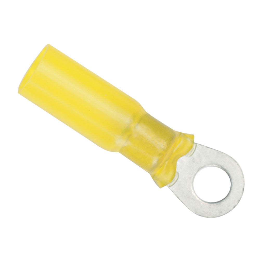 Ancor 12-10 Gauge - #10 Heat Shrink Ring Terminal - 100-Pack [312399] - Premium Terminals from Ancor - Just $48.99! 