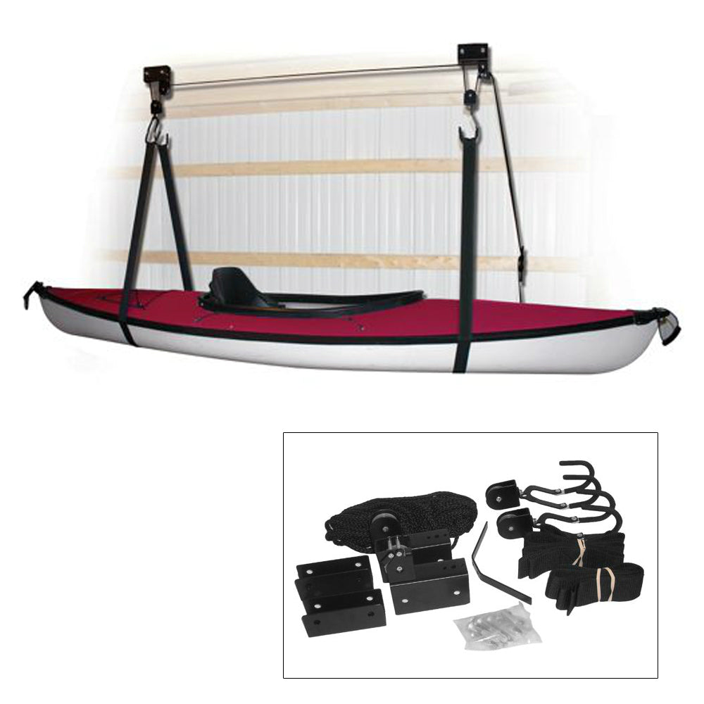 Attwood Kayak Hoist System - Black [11953-4] - Premium Accessories from Attwood Marine - Just $28.99! 