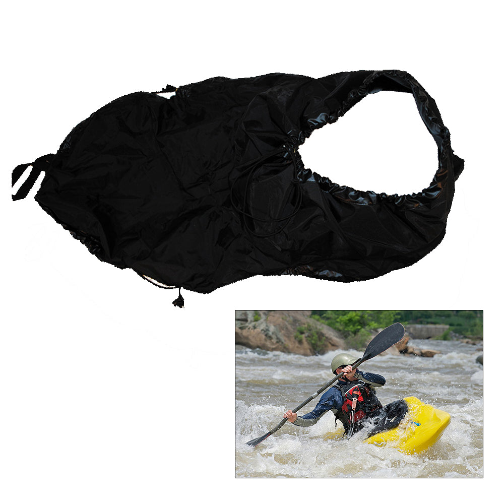 Attwood Universal Fit Kayak Spray Skirt - Black [11776-5] - Premium Accessories from Attwood Marine - Just $28.99! 