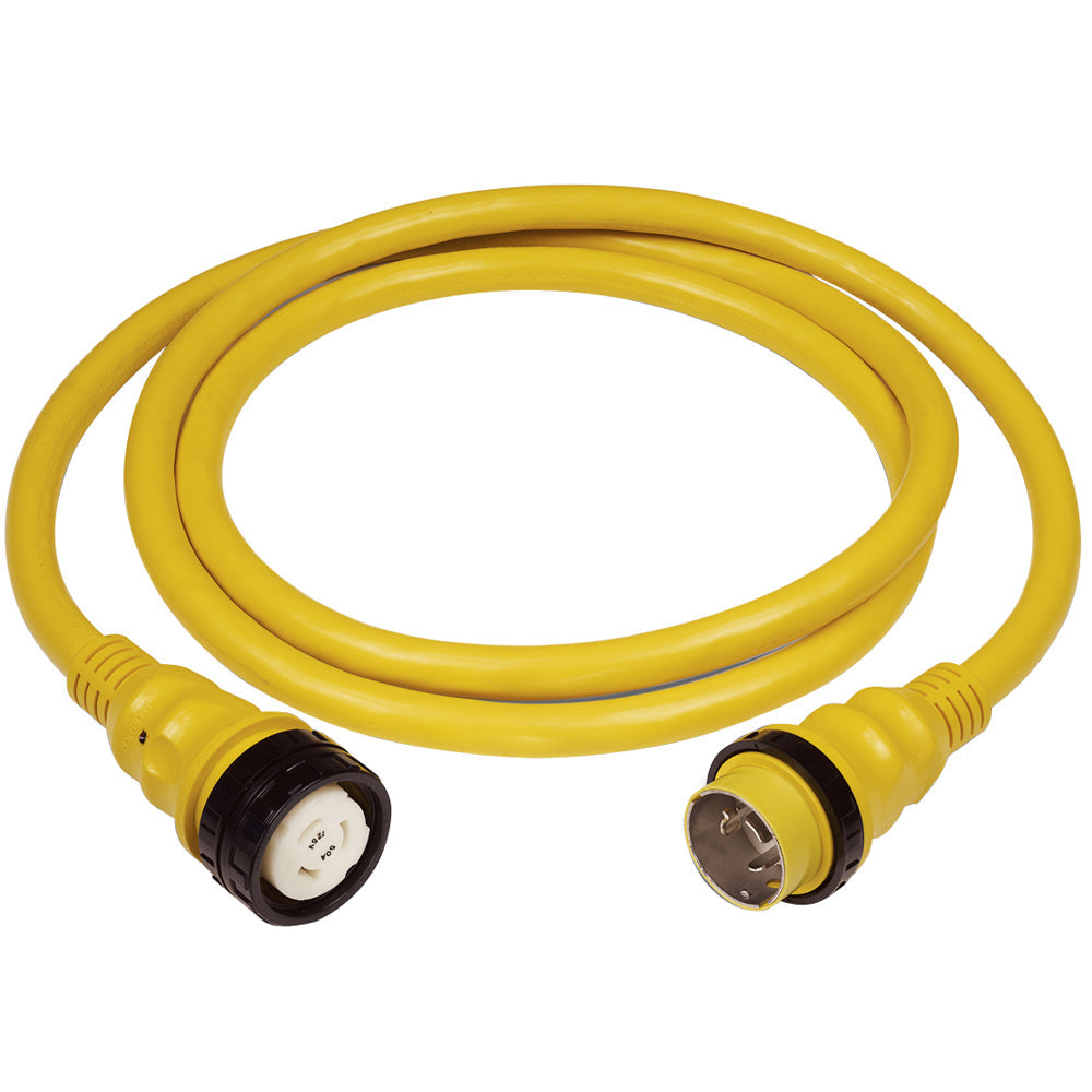 Marinco 50Amp 125/250V Shore Power Cable - 50' - Yellow [6152SPP] - Boat Outfitting, Boat Outfitting | Shore Power, Brand_Marinco, Electrical, Electrical | Shore Power - Marinco - Shore Power
