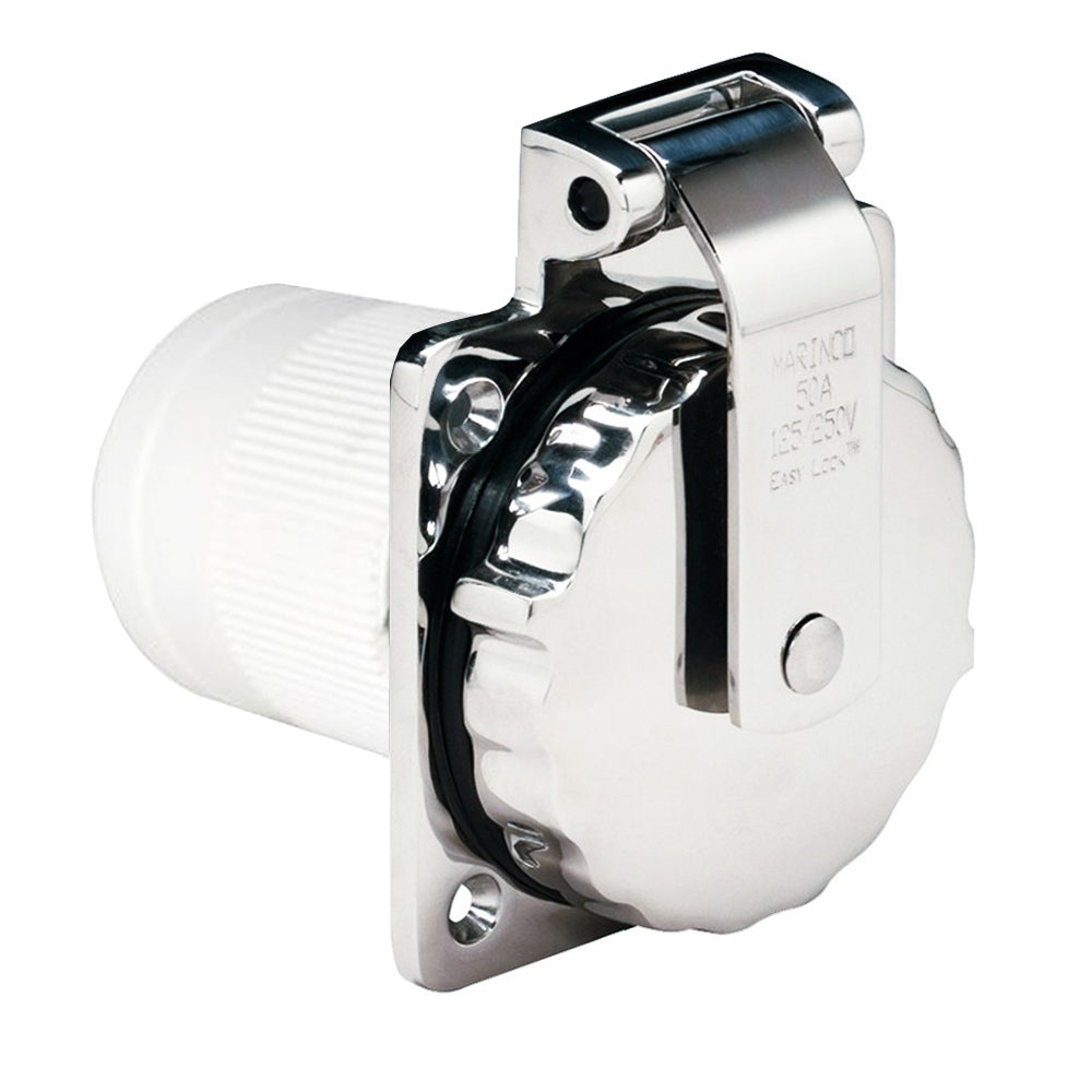 Marinco 6373EL-B 50Amp 125/250V Stainless Steel Inlet [6373EL-B] - Premium Shore Power from Marinco - Just $160.99! 