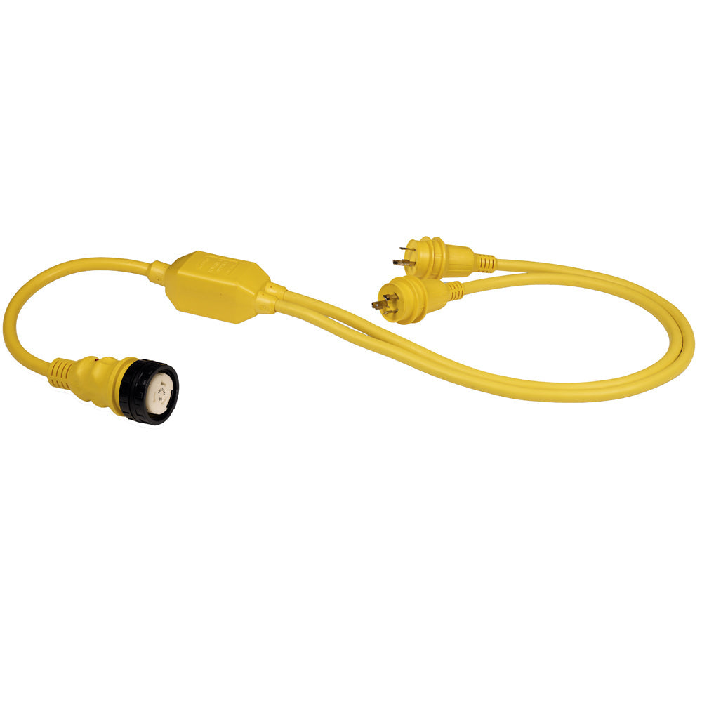 Marinco RY504-2-30 50A Female to 2-30A Male Reverse "Y" Cable [RY504-2-30] - Premium Shore Power from Marinco - Just $368.99! 