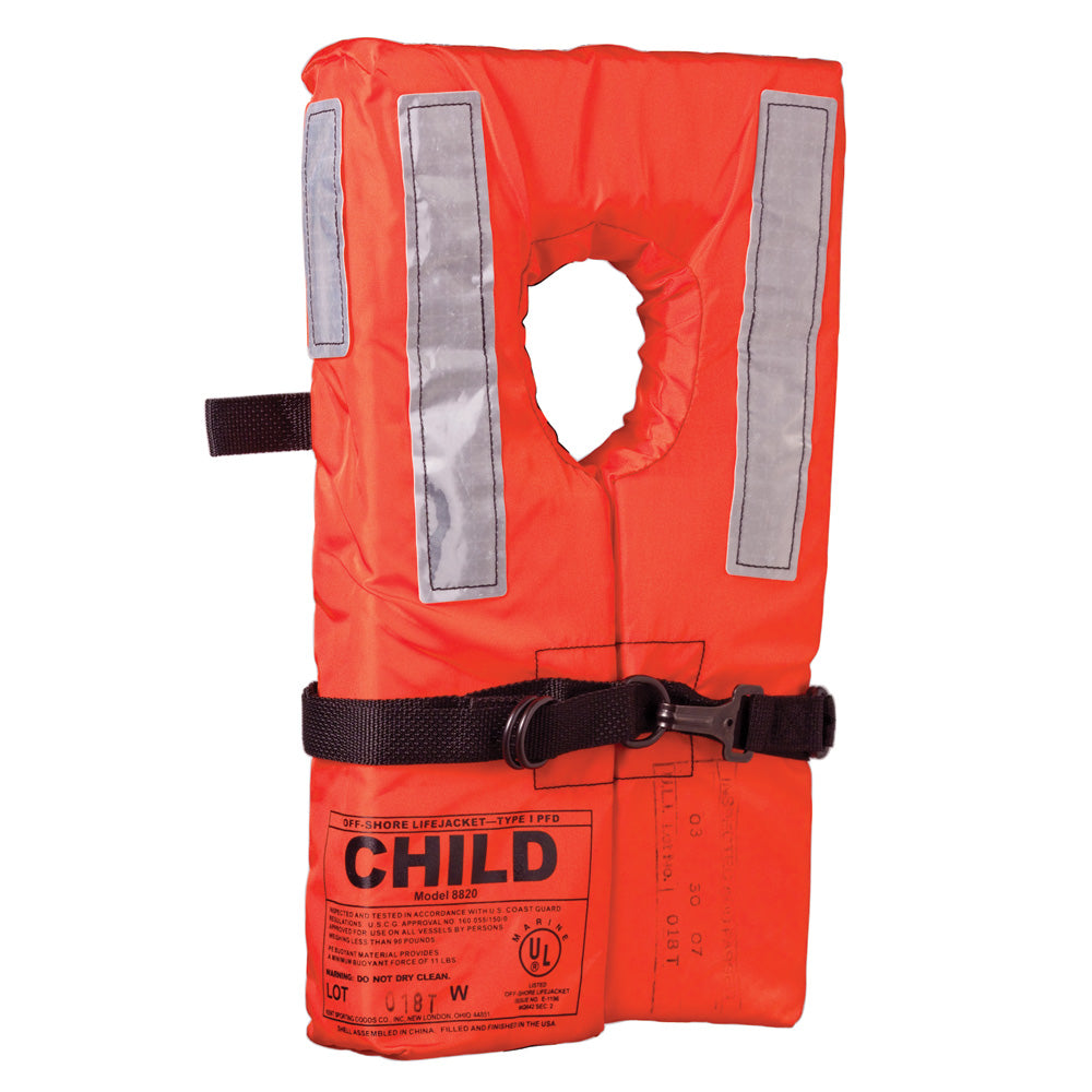 Kent Type 1 Collar Style Life Jacket - Child [100100-200-002-12] - Brand_Kent Sporting Goods, Marine Safety, Marine Safety | Personal Flotation Devices - Kent Sporting Goods - Personal Flotation Devices