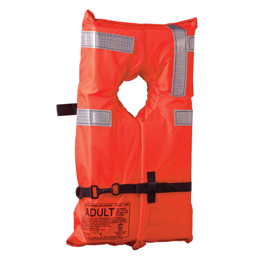 Kent Type I Collar Style Life Jacket - Adult Universal [100100-200-004-12] - Premium Personal Flotation Devices from Kent Sporting Goods - Just $62.99! 