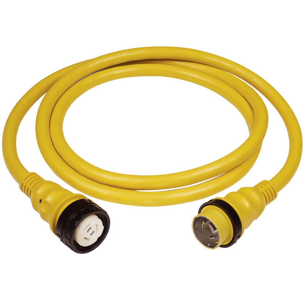 Marinco 50A 125V Shore Power Cable - 50' - Yellow [6153SPP] - Premium Shore Power from Marinco - Just $491.99! 