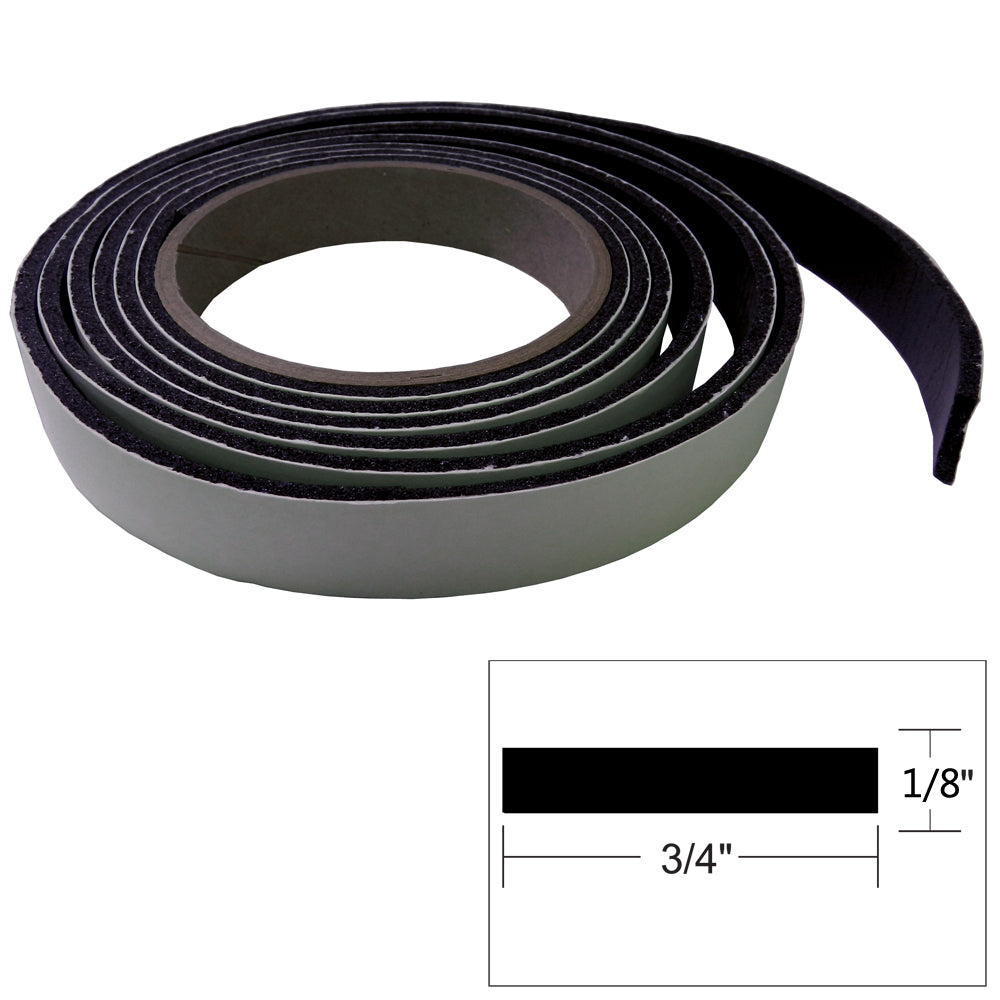 TACO Hatch Tape 8'L x "H x "W - Black [V30-0744B8-2] - Premium Accessories from TACO Marine - Just $12.99! 