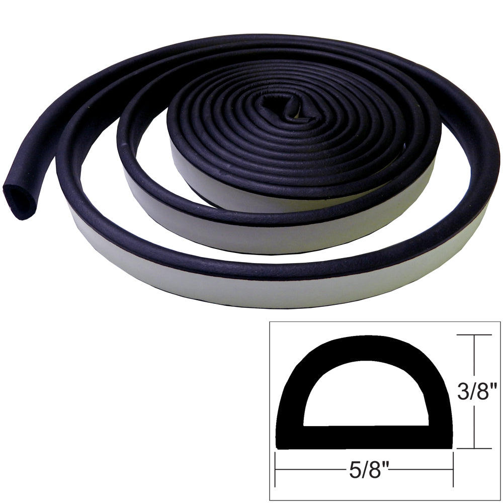 TACO Weather Seal - 10'L x 3/8"H x "W - Black [V30-0109B10-1] - Premium Accessories from TACO Marine - Just $22.99! 