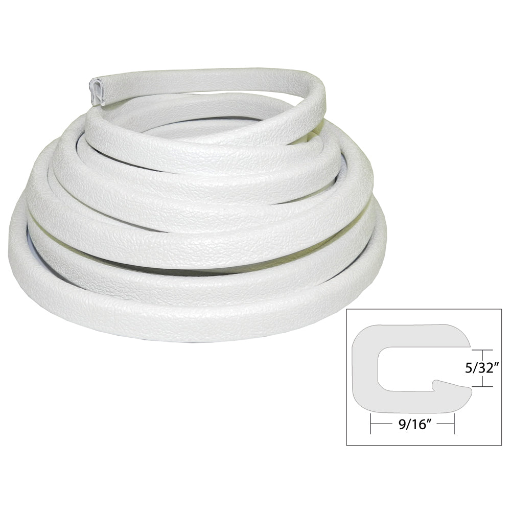 TACO Flexible Vinyl Trim - 5/32" Opening x 9/16"W x 25'L - White [V30-1005W25-1] - Premium Accessories from TACO Marine - Just $63.99! 