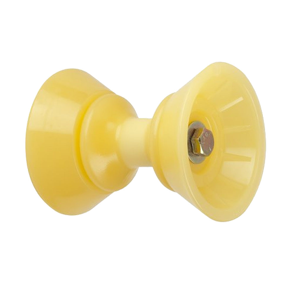 C.E. Smith 3" Bow Bell Roller Assembly - Yellow TPR [29300] - Premium Rollers & Brackets from C.E. Smith - Just $23.99! 