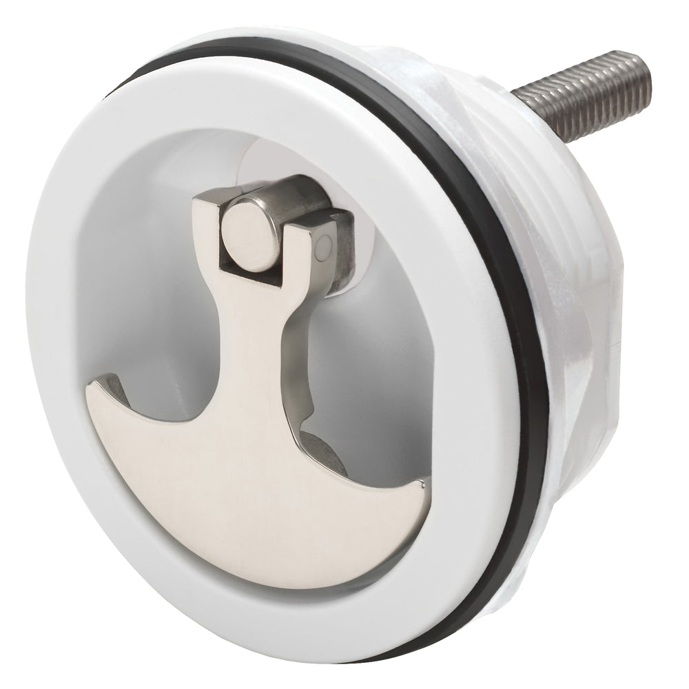 Whitecap Compression Handle - Nylon White/Stainless Steel - Non-Locking [6230WC] - Premium Latches from Whitecap - Just $43.99! 