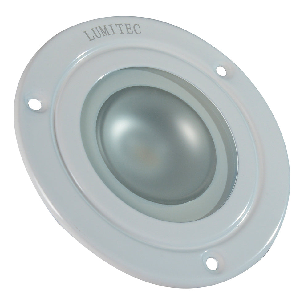 Lumitec Shadow - Flush Mount Down Light - White Finish - 3-Color Red/Blue Non-Dimming w/White Dimming [114128] - Premium Dome/Down Lights from Lumitec - Just $92.99! 