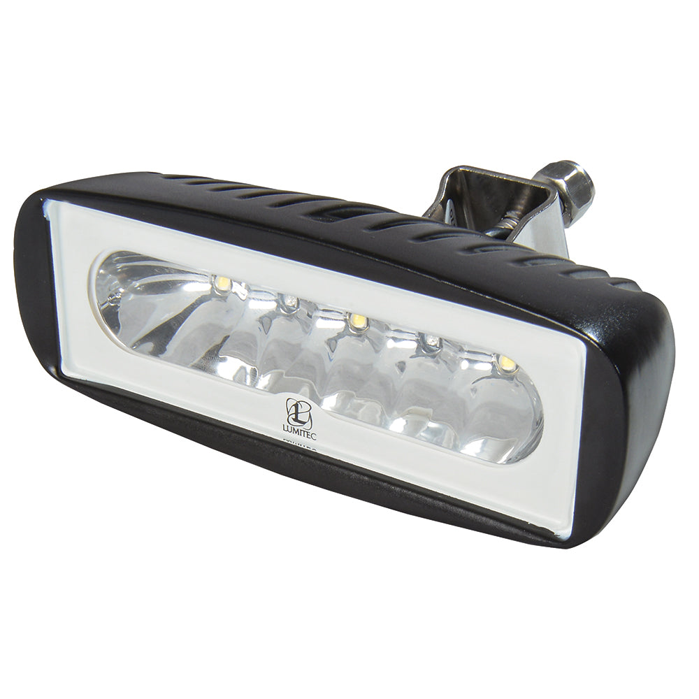 Lumitec Caprera2 - LED Flood Light - Black Finish - 2-Color White/Red Dimming [101218] - Brand_Lumitec, Lighting, Lighting | Flood/Spreader Lights - Lumitec - Flood/Spreader Lights