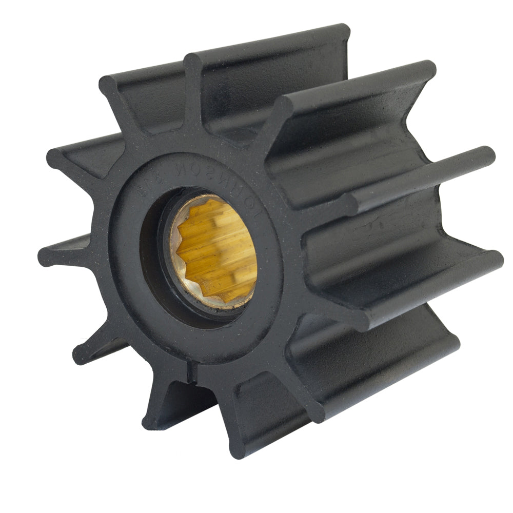 Jabsco Impeller Kit - 12 Blade - Neoprene - 3-" Diameter - Brass Insert - Spline Drive [17935-0001-P] - Premium Impellers from Jabsco - Just $68.99! 