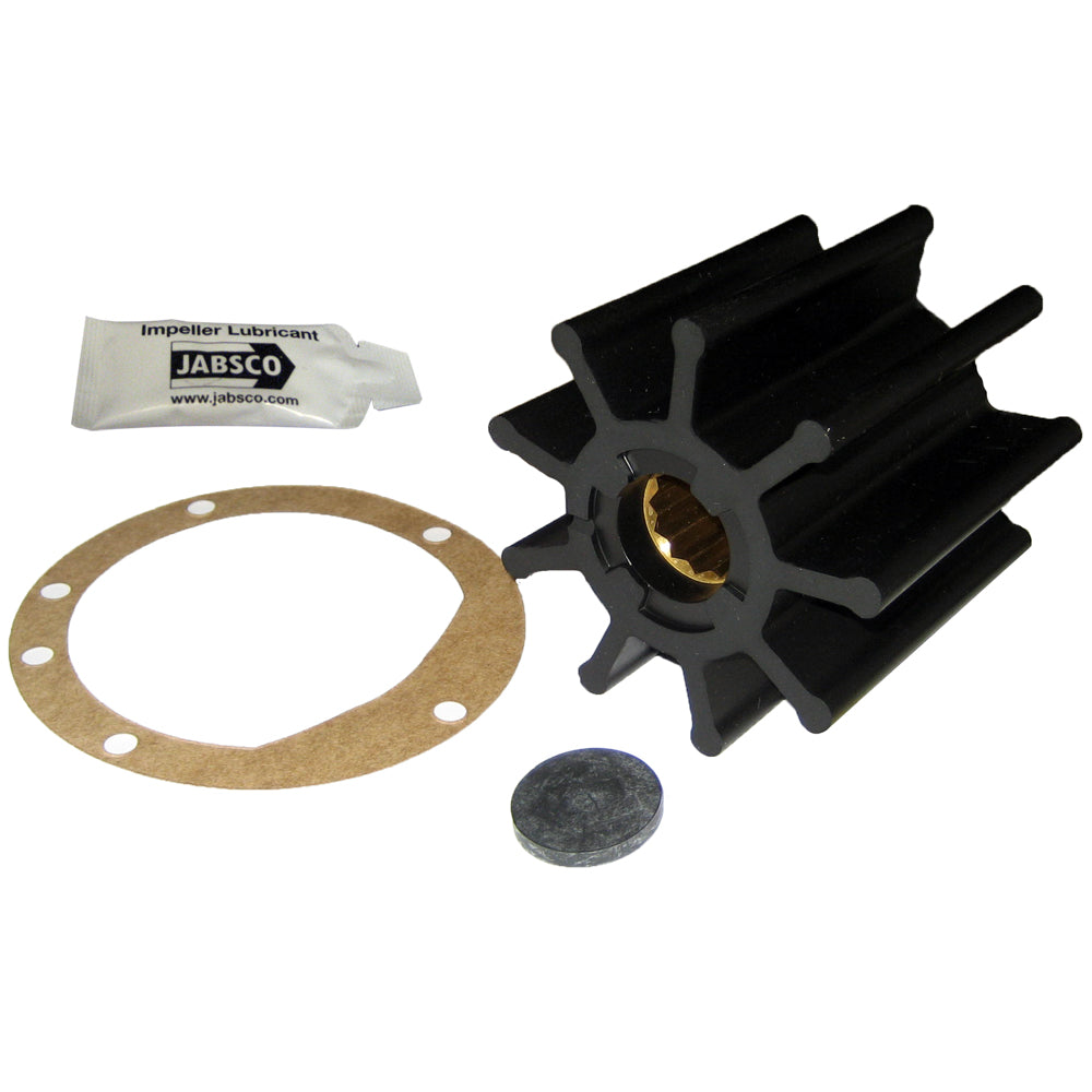 Jabsco Impeller Kit - 9 Blade - Nitrile - 3-3/4" Diameter x 3-1/2" W, 1" Shaft Diameter [6760-0003-P] - Premium Impellers from Jabsco - Just $193.99! 