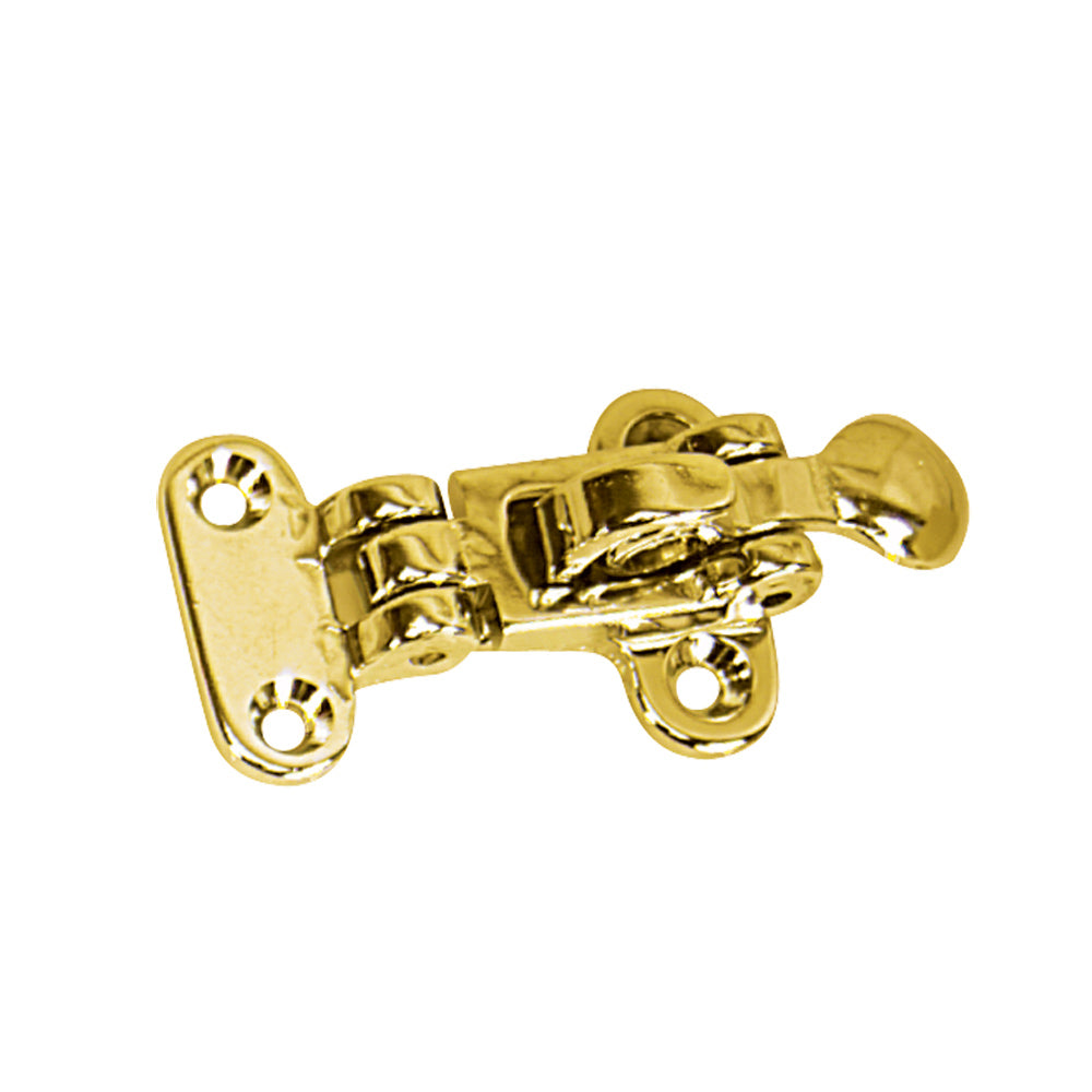 Whitecap Anti-Rattle Hold Down - Polished Brass [S-054BC] - Premium Latches from Whitecap - Just $17.99! 