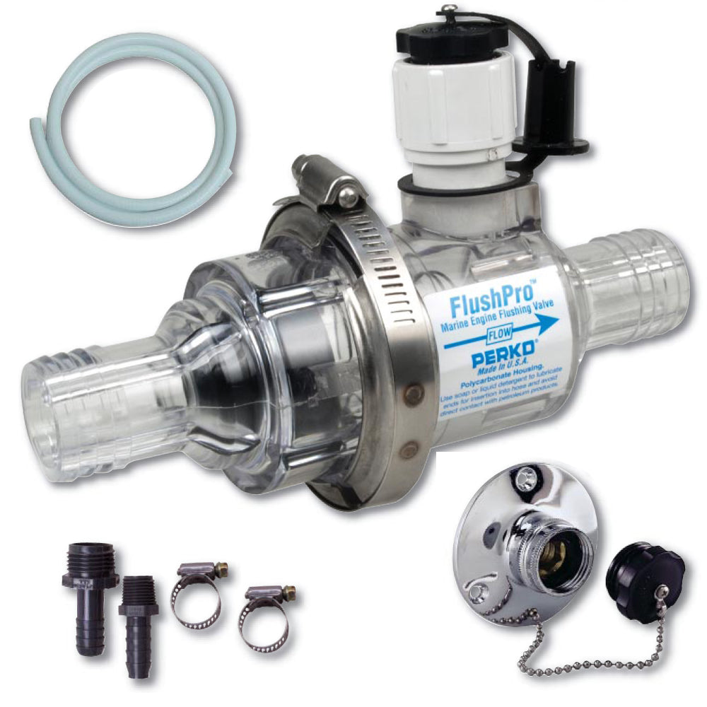 Perko Flush Pro Valve Kit - 1-1/4" [0457DP7] - Brand_Perko, Marine Plumbing & Ventilation, Marine Plumbing & Ventilation | Fittings, Winterizing, Winterizing | Water Flushing Systems - Perko - Fittings