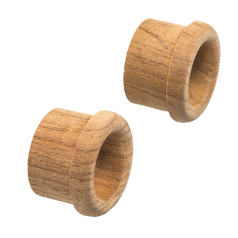 Whitecap Teak Finger Pull - 5/8" Barrel Length - 2 Pack [60145-A] - Premium Teak from Whitecap - Just $4.99! 