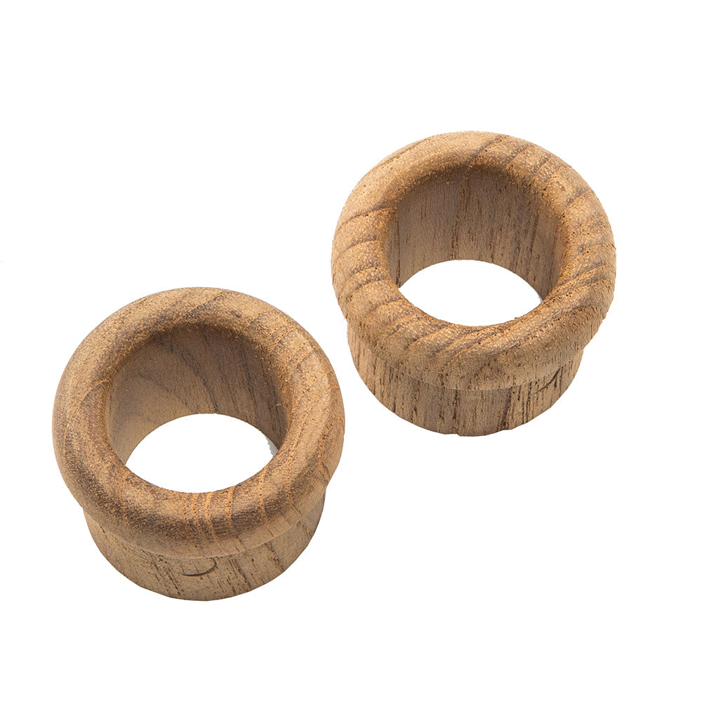 Whitecap Teak Finger Pull - 5/8" Barrel Length - 2 Pack [60145-A] - Premium Teak from Whitecap - Just $4.99! 