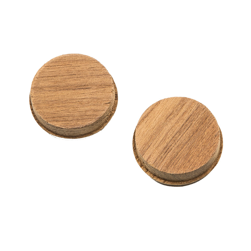 Whitecap Teak Round Drawer Pull - 1-3/8" Round - 2 Pack [60127-A] - Premium Teak from Whitecap - Just $4.49! 