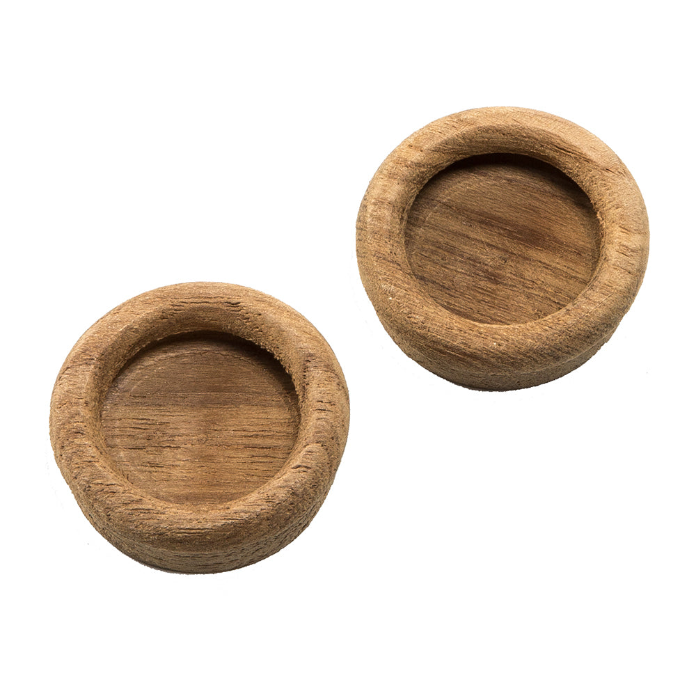 Whitecap Teak Round Drawer Pull - 1-3/8" Round - 2 Pack [60127-A] - Premium Teak from Whitecap - Just $4.49! 